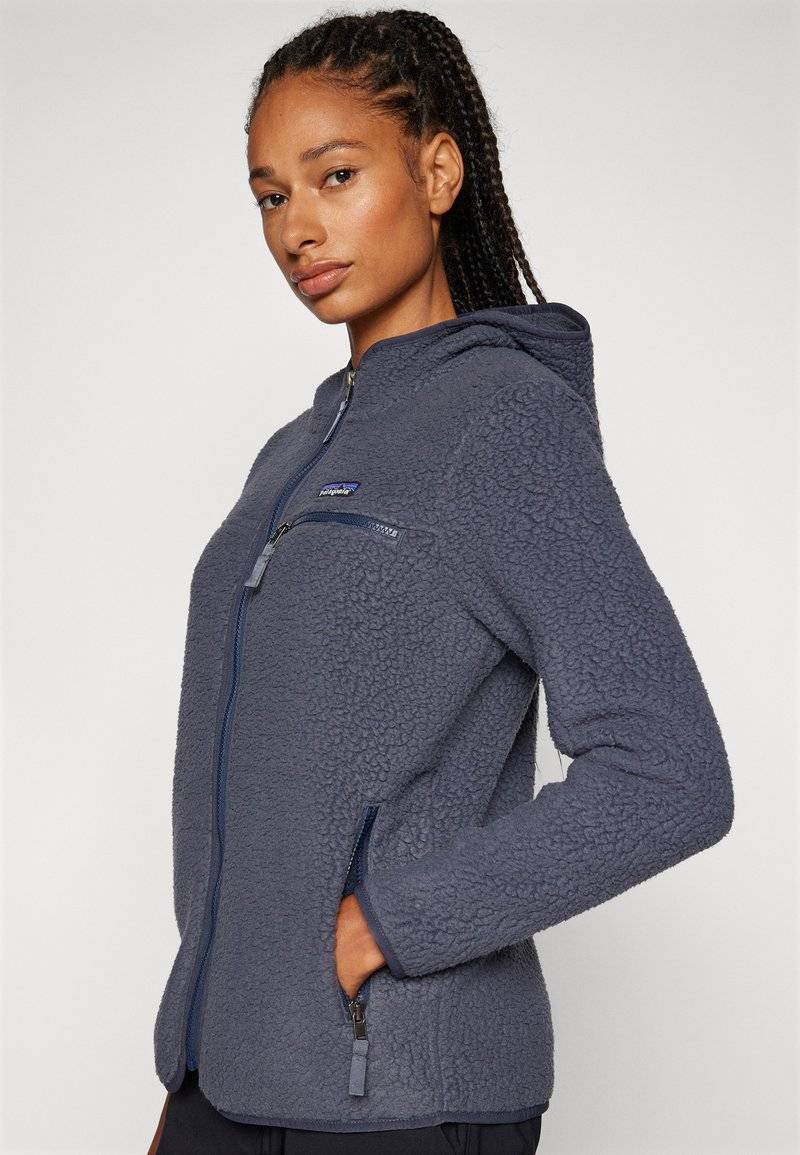 Patagonia Patagonia RETRO PILE HOODY - Fleece jacket - smolder blue Kauf eins, bekomm eins gratis