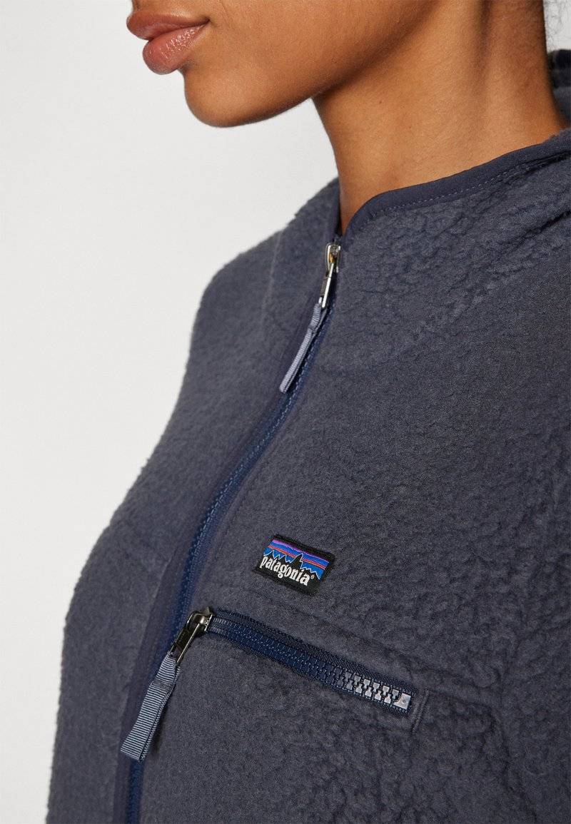 Patagonia Patagonia RETRO PILE HOODY - Fleece jacket - smolder blue Kauf eins, bekomm eins gratis