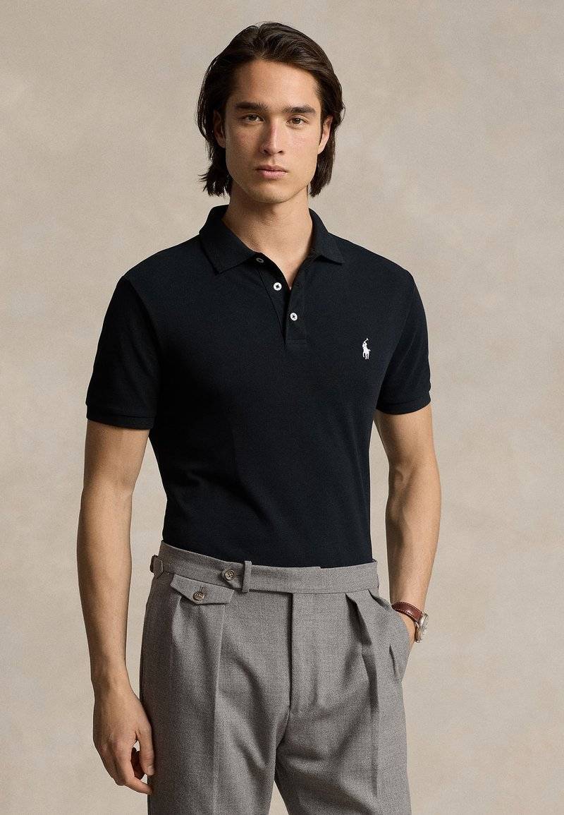 Polo Ralph Lauren Polo Ralph Lauren CUSTOM FIT STRETCH MESH POLO SHIRT - Polo shirt - black