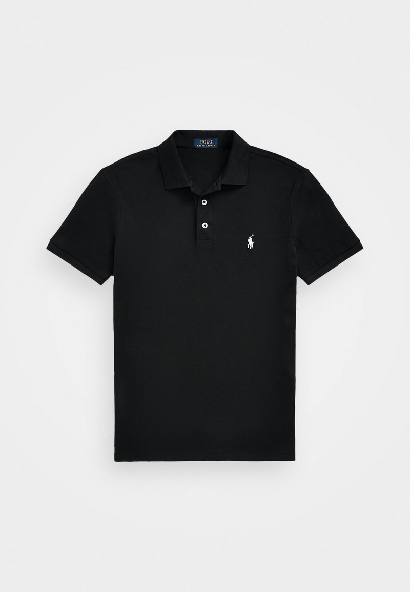 Polo Ralph Lauren Polo Ralph Lauren CUSTOM FIT STRETCH MESH POLO SHIRT - Polo shirt - black Wochenangebot