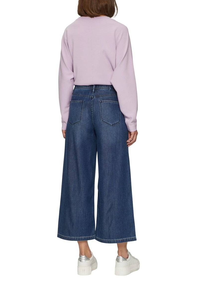 s.Oliver s.Oliver CULOTTE SURI - Flared Jeans - blau Kostenlose Rückgabe