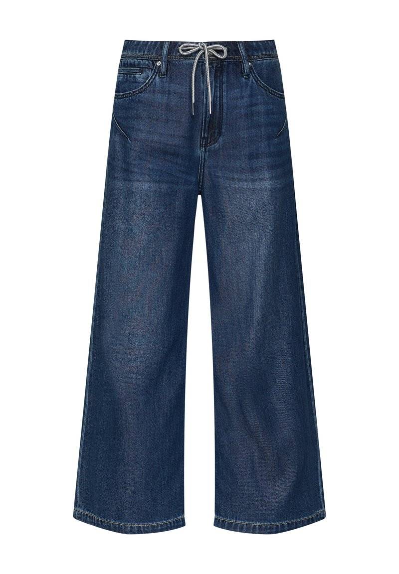 s.Oliver s.Oliver CULOTTE SURI - Flared Jeans - blau Kostenlose Rückgabe