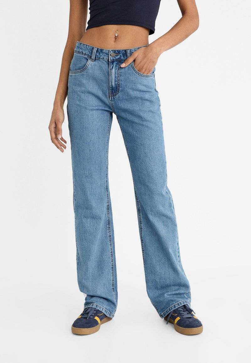 Stradivarius Stradivarius Straight leg jeans - blue denim