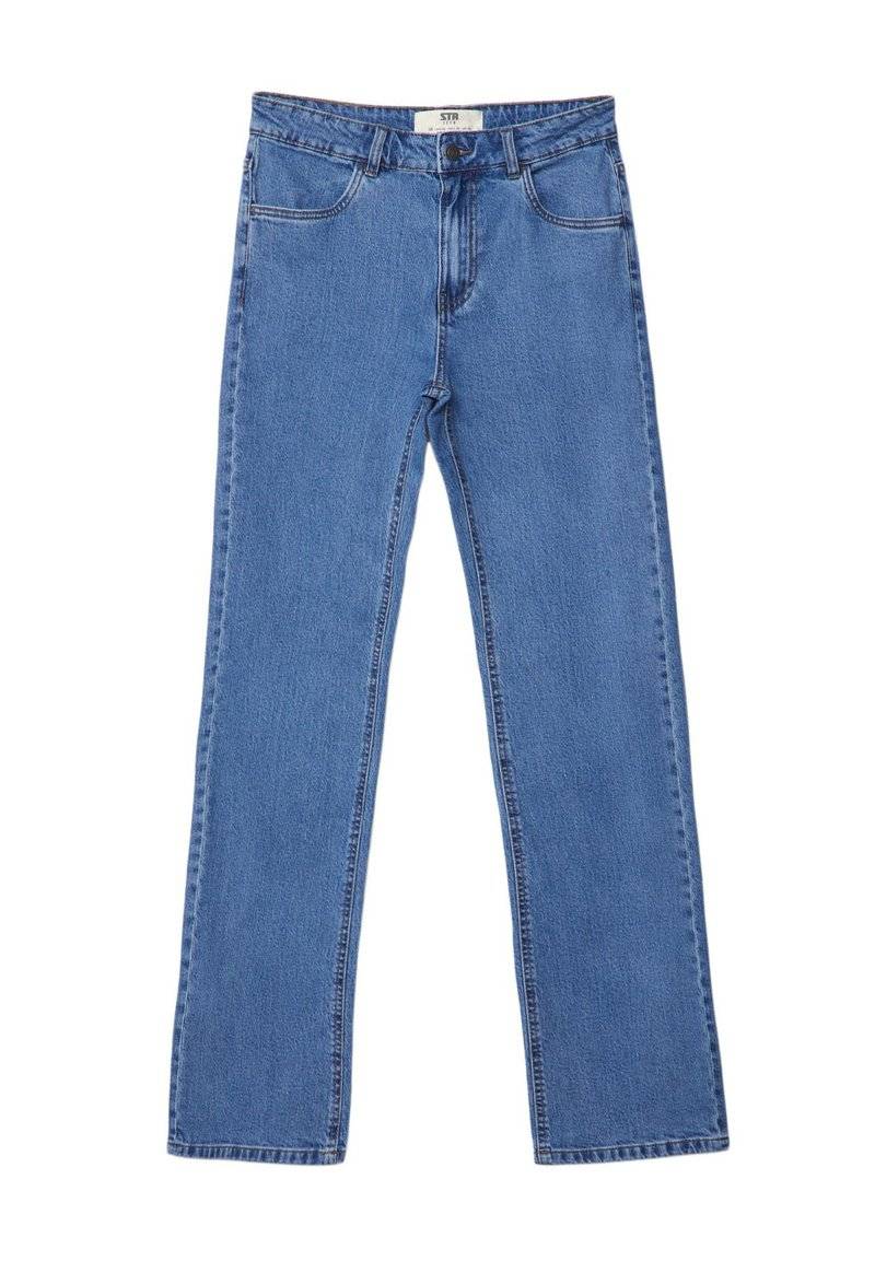 Stradivarius Stradivarius Straight leg jeans - blue denim Begrenzte Freigabe
