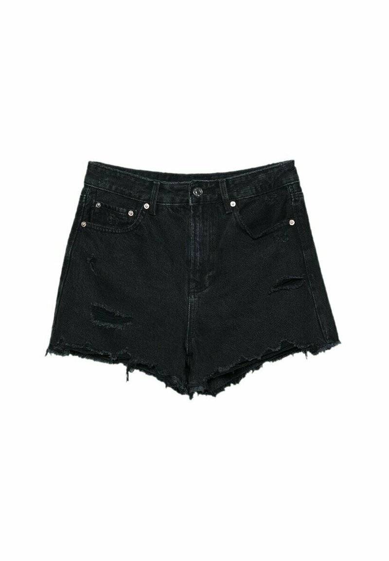 Stradivarius Stradivarius Denim shorts - grey denim Bis zu 50% Rabatt