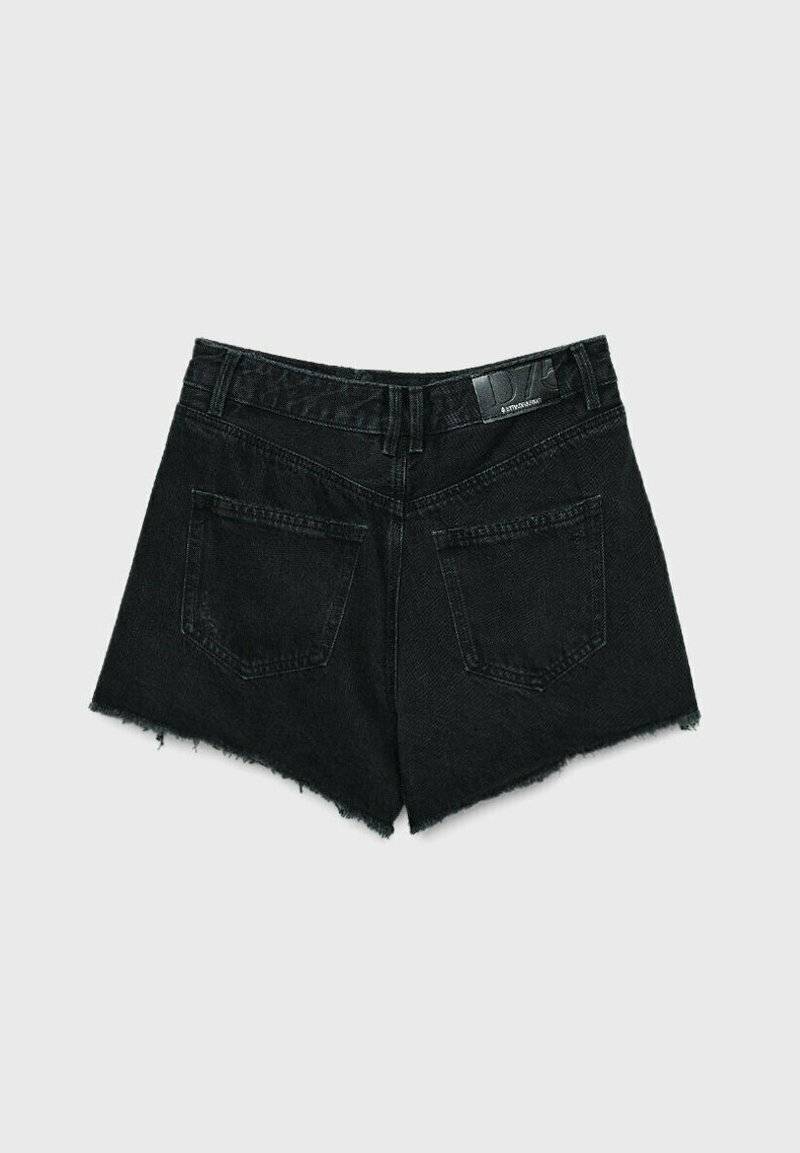 Stradivarius Stradivarius Denim shorts - grey denim Bis zu 50% Rabatt
