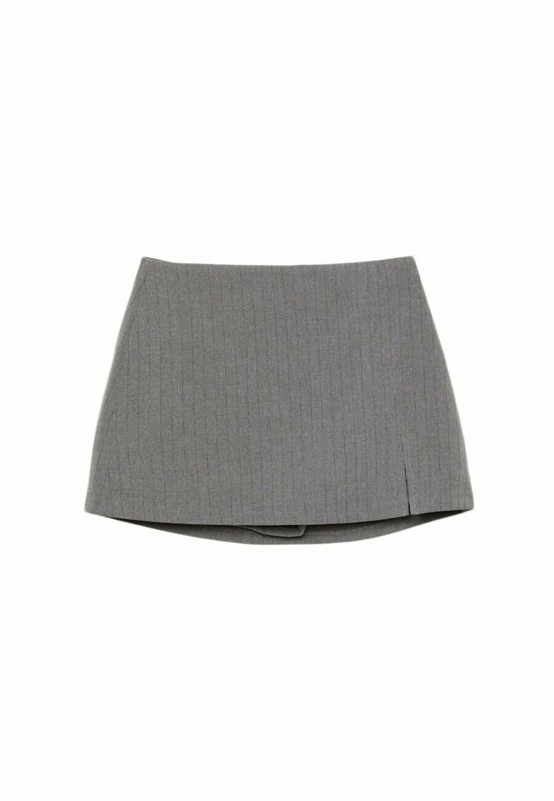 Stradivarius Stradivarius WITH SIDE SLIT - A-line skirt - grey Bis zu 65% Rabatt