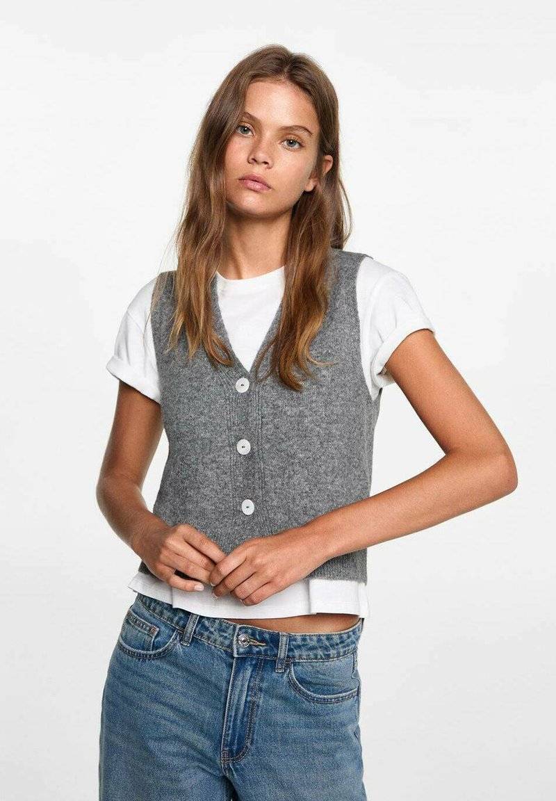 Mango Kids Mango Kids JOU - Waistcoat - grey Nur noch ein Tag übrig