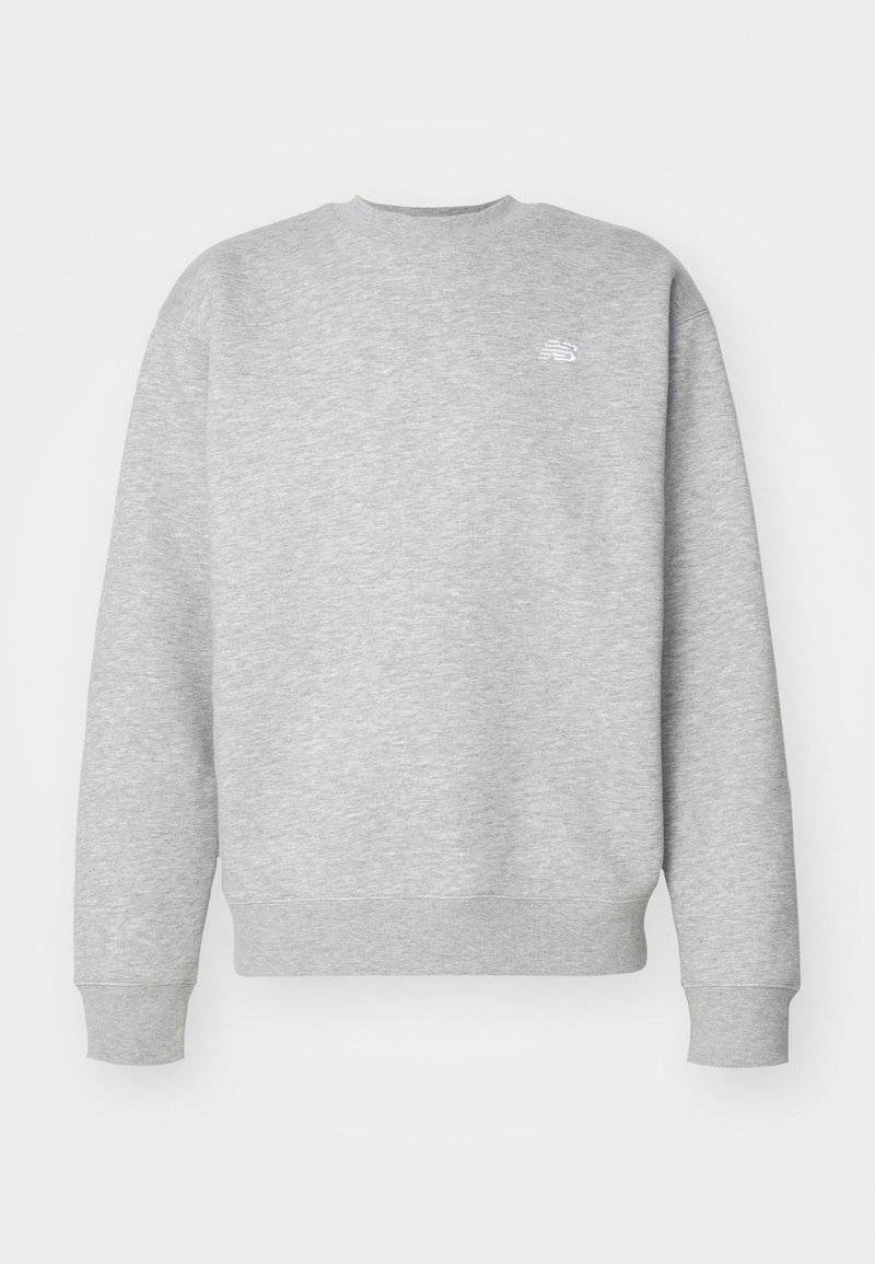 New Balance New Balance SPORT ESSENTIALS SMALL LOGO BRUSHED CREW - Sweatshirt - athletic grey Clearance-Verkauf