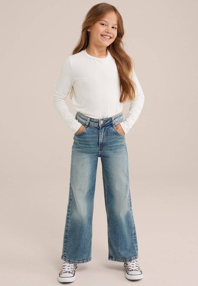 WE Fashion WE Fashion BLUE RIDGE - Flared Jeans - blue