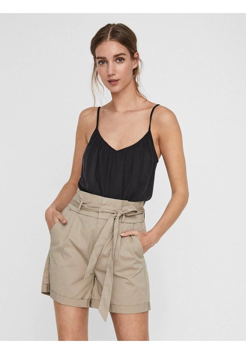 Vero Moda Vero Moda VMFILLI SINGLET - Top - black Begrenzt auf 3 Tage