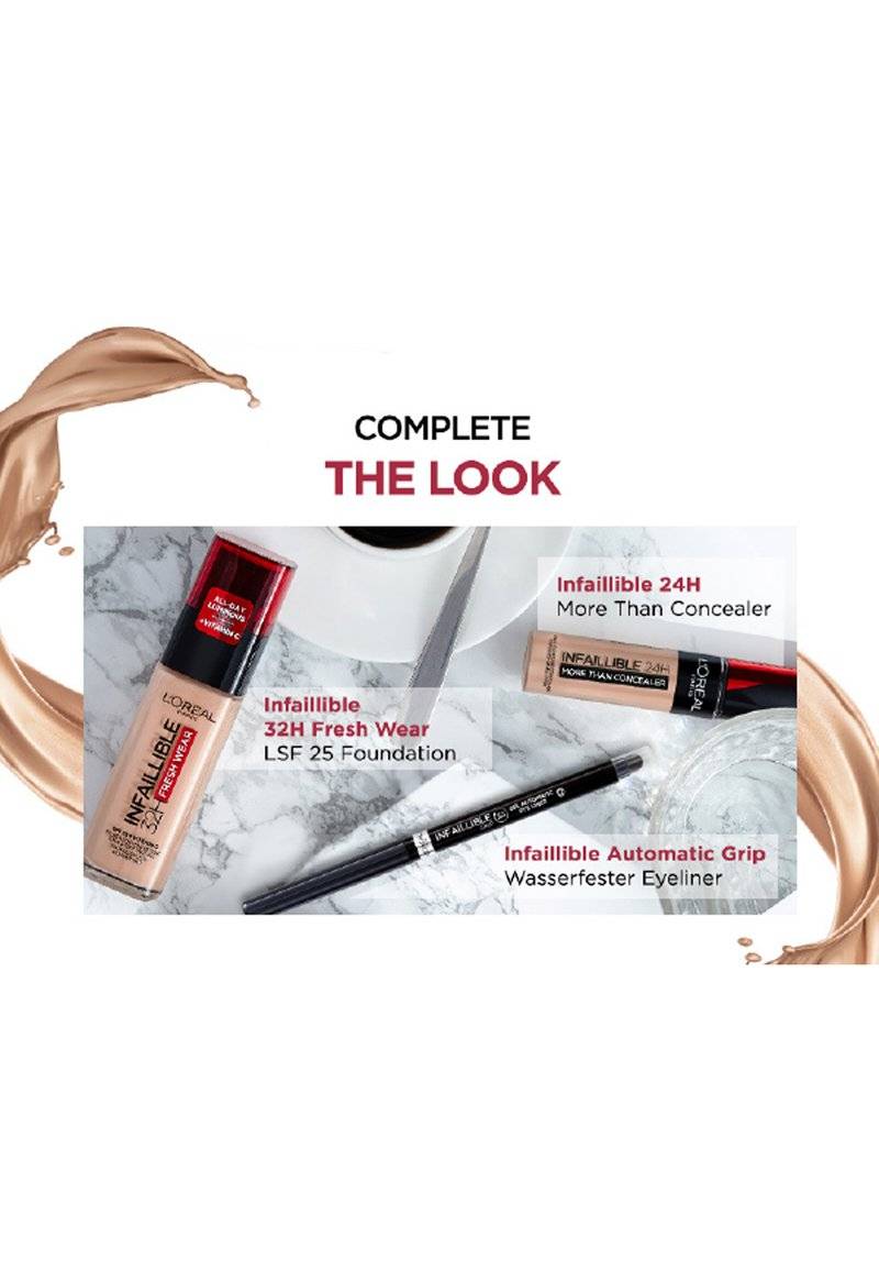 L'Oréal Paris L'Oréal Paris INFAILLIBLE 32H FRESH WEAR MAKE-UP - Foundation - 145 rose beige Großer Ausverkauf