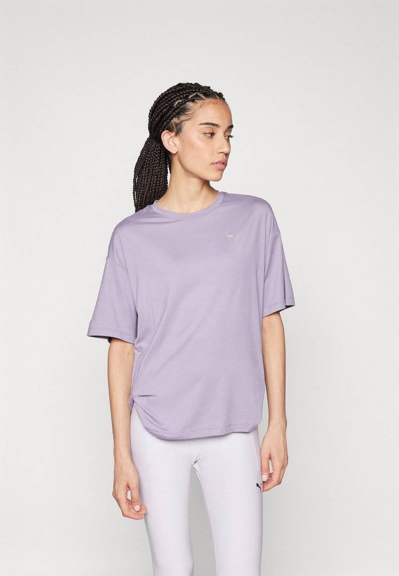 Puma Puma STUDIO TWIST TEE - Sports T-shirt - pale plum