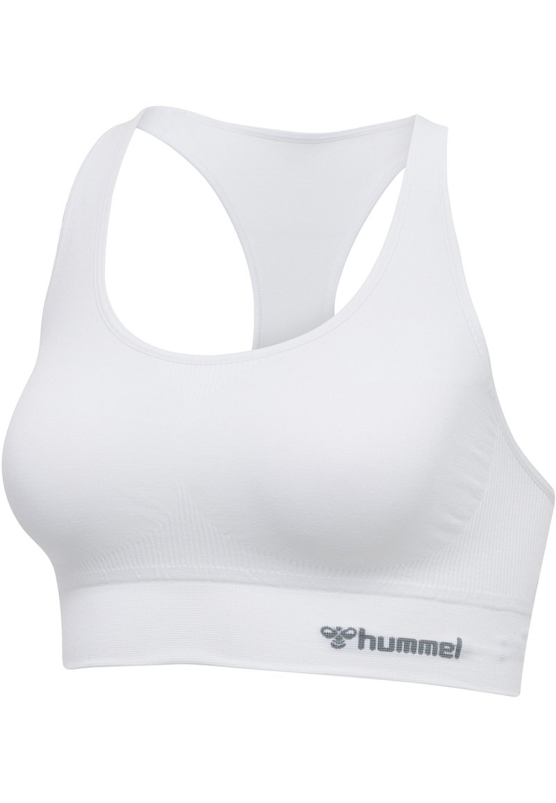 Hummel Hummel SEAMLESS - Medium support sports bra - white Bestseller