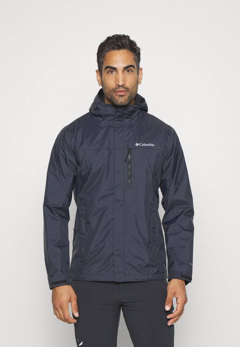 Columbia Columbia POURING ADVENTURE JACKET - Waterproof jacket - black Räumungsverkauf