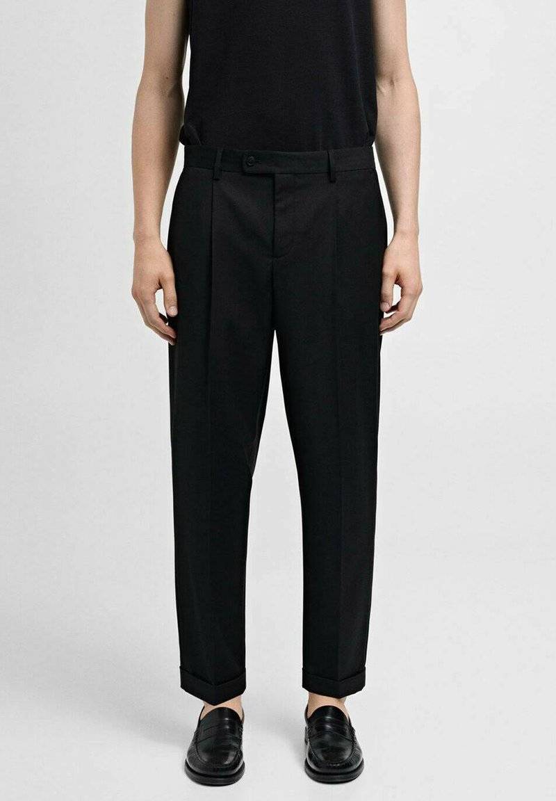 Mango Mango BOSTON - Chinos - noir 50% Rabatt mit kostenlosem Versand