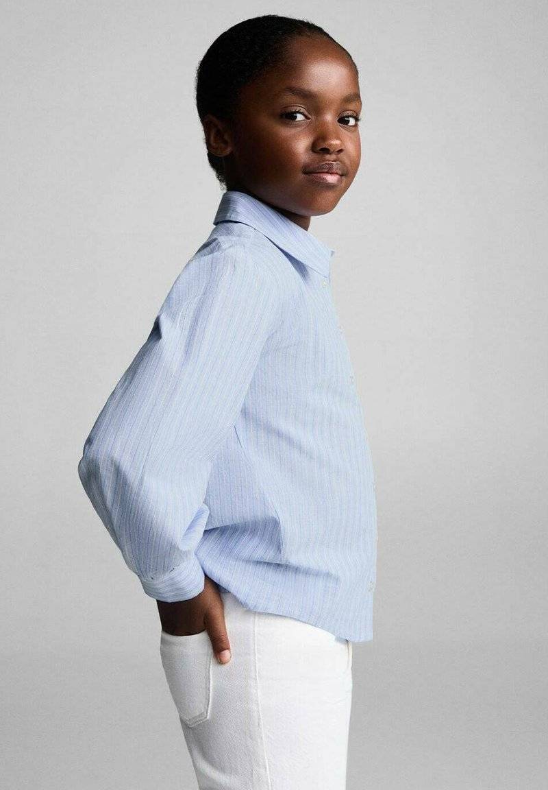 Mango Kids Mango Kids MALTA - Button-down blouse - hemelsblauw Clearance-Verkauf