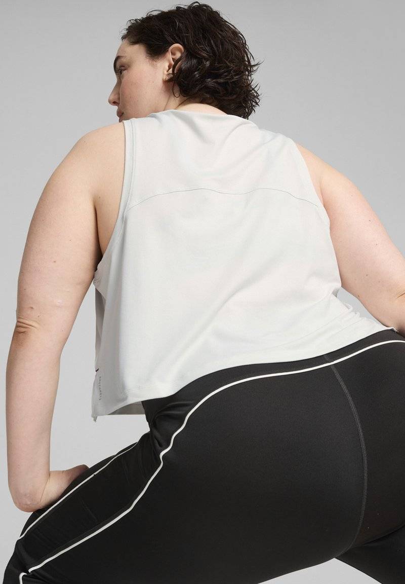 Puma Puma CLOUDSPUN SLEEVELESS TANK SHORT - Top - vapor gray Weihnachtsangebot