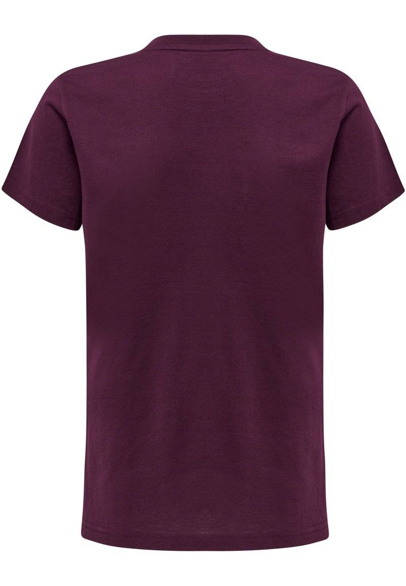 Hummel Hummel MOVE GRID - Print T-shirt - grape wine Valentinstagsangebot