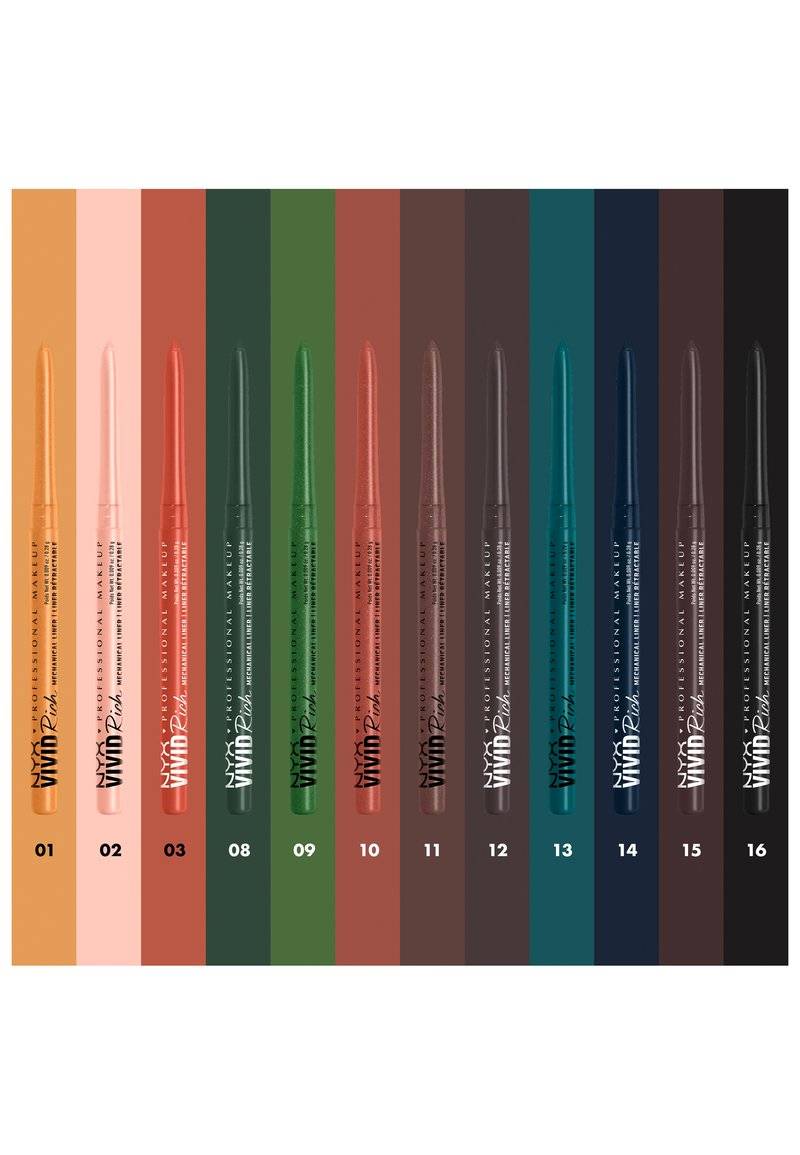 NYX Professional Makeup NYX Professional Makeup VIVID RICH EYELINER - Eyeliner - always onyx Neueste Stile