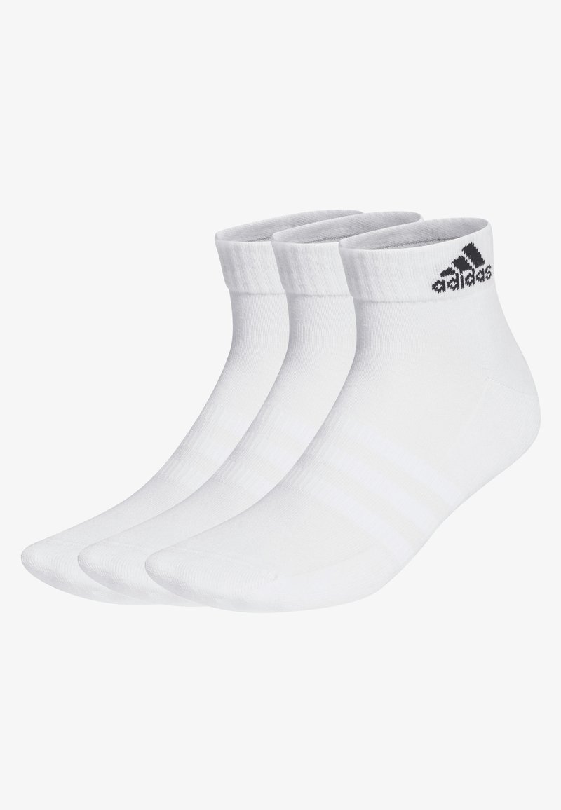 adidas Performance adidas Performance ANKLE UNISEX 3 PACK - Socks - white black