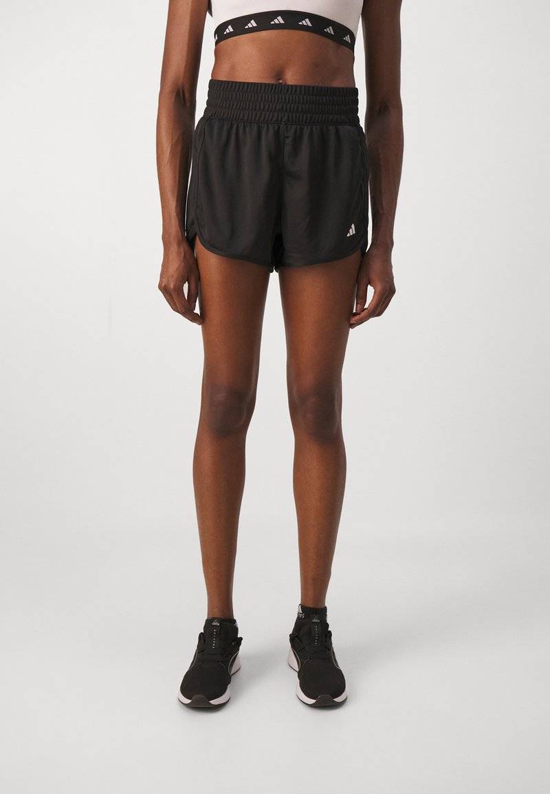 adidas Performance adidas Performance PACER ESSENTIALS SEAMLESS KNIT HIGH-RISE - Sports shorts - black Nur noch ein Tag übrig