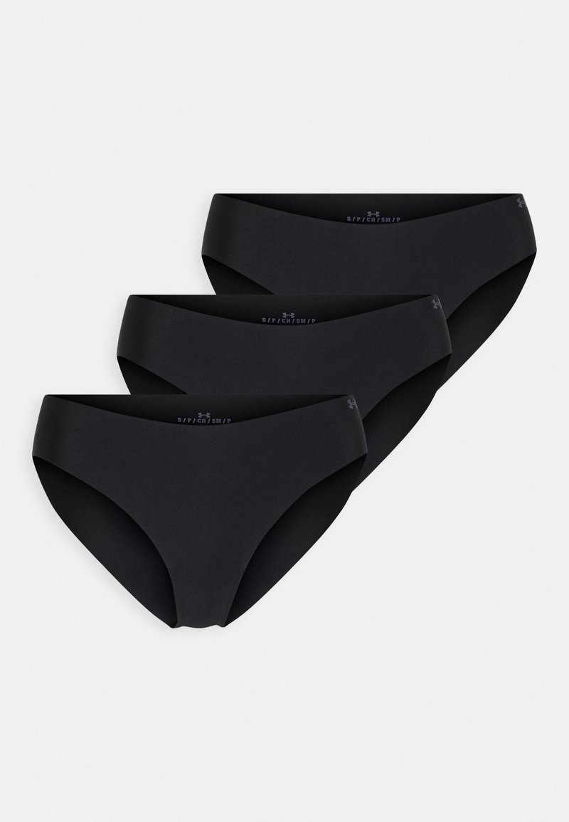 Under Armour Under Armour UNDERWEAR NO SHOW SOLID 3 PACK - Briefs - black Riesige Rabatte