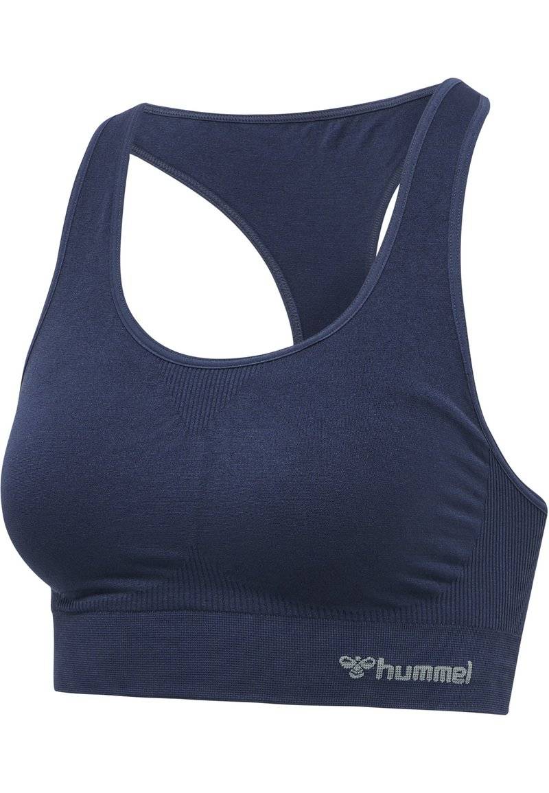 Hummel Hummel SEAMLESS - Medium support sports bra - black iris Fabrikladen
