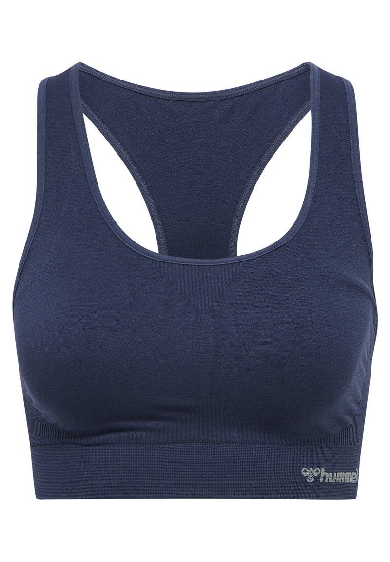 Hummel Hummel SEAMLESS - Medium support sports bra - black iris Fabrikladen