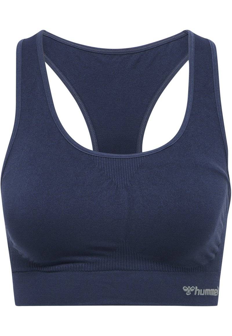 Hummel Hummel SEAMLESS - Medium support sports bra - black iris Fabrikladen
