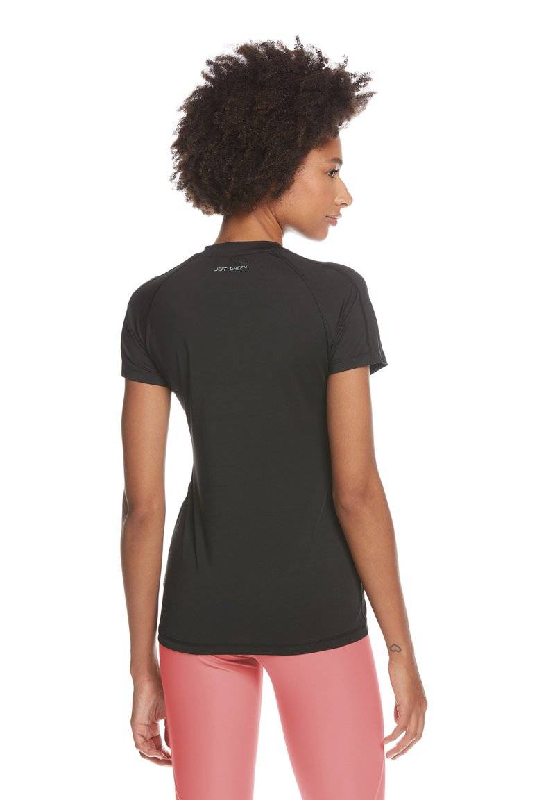 Jeff Green Jeff Green SARA - Sports T-shirt - black Schlussverkauf