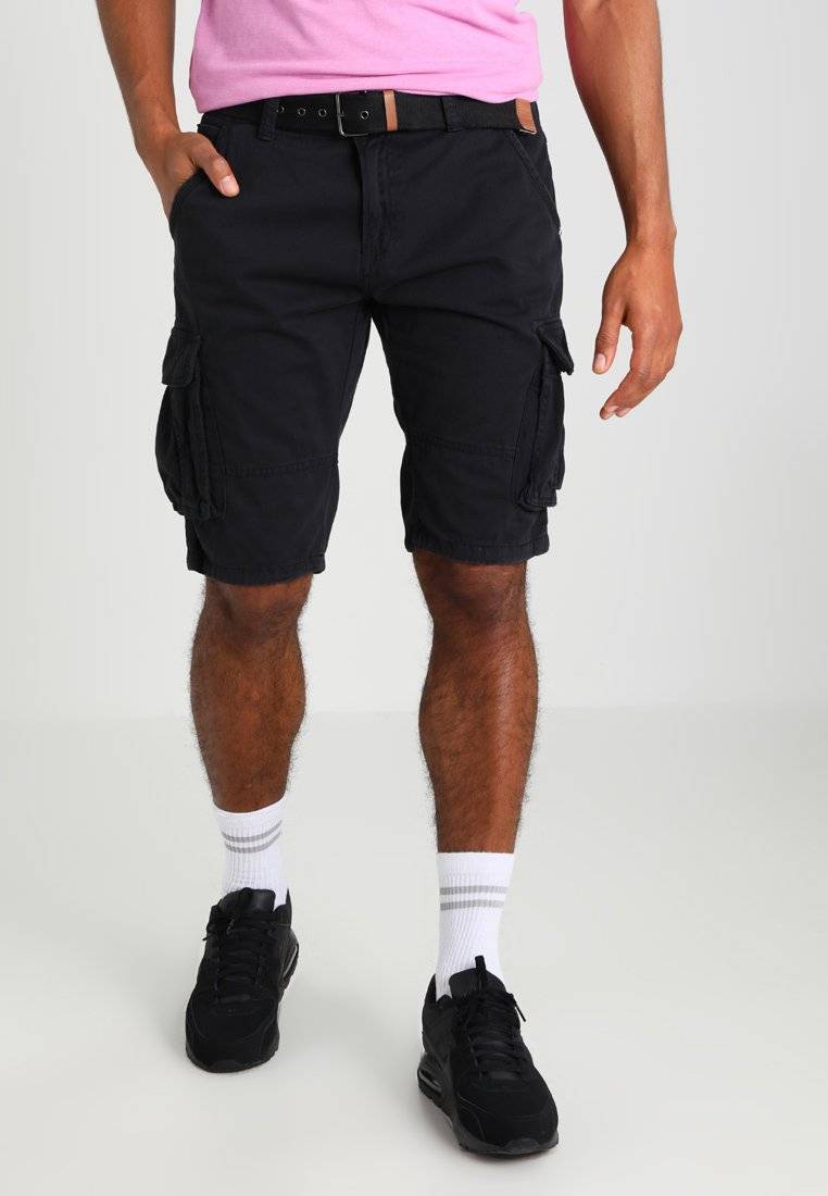 INDICODE JEANS INDICODE JEANS MONROE - Shorts - black Kostenloser Versand