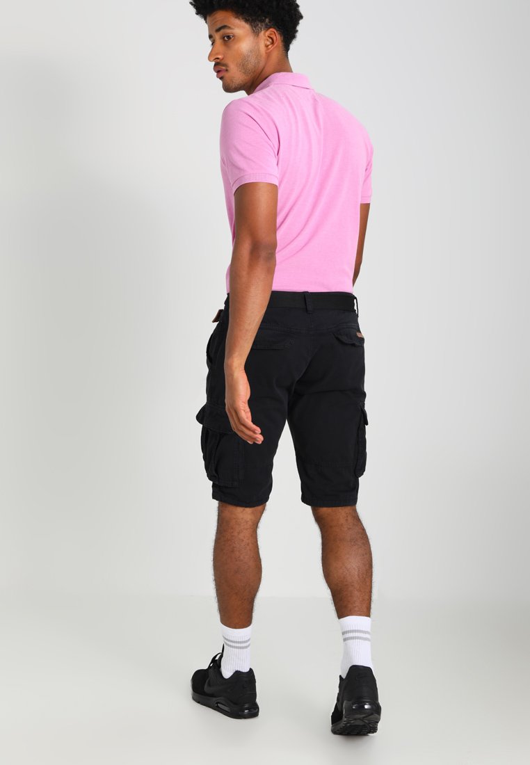 INDICODE JEANS INDICODE JEANS MONROE - Shorts - black Kostenloser Versand