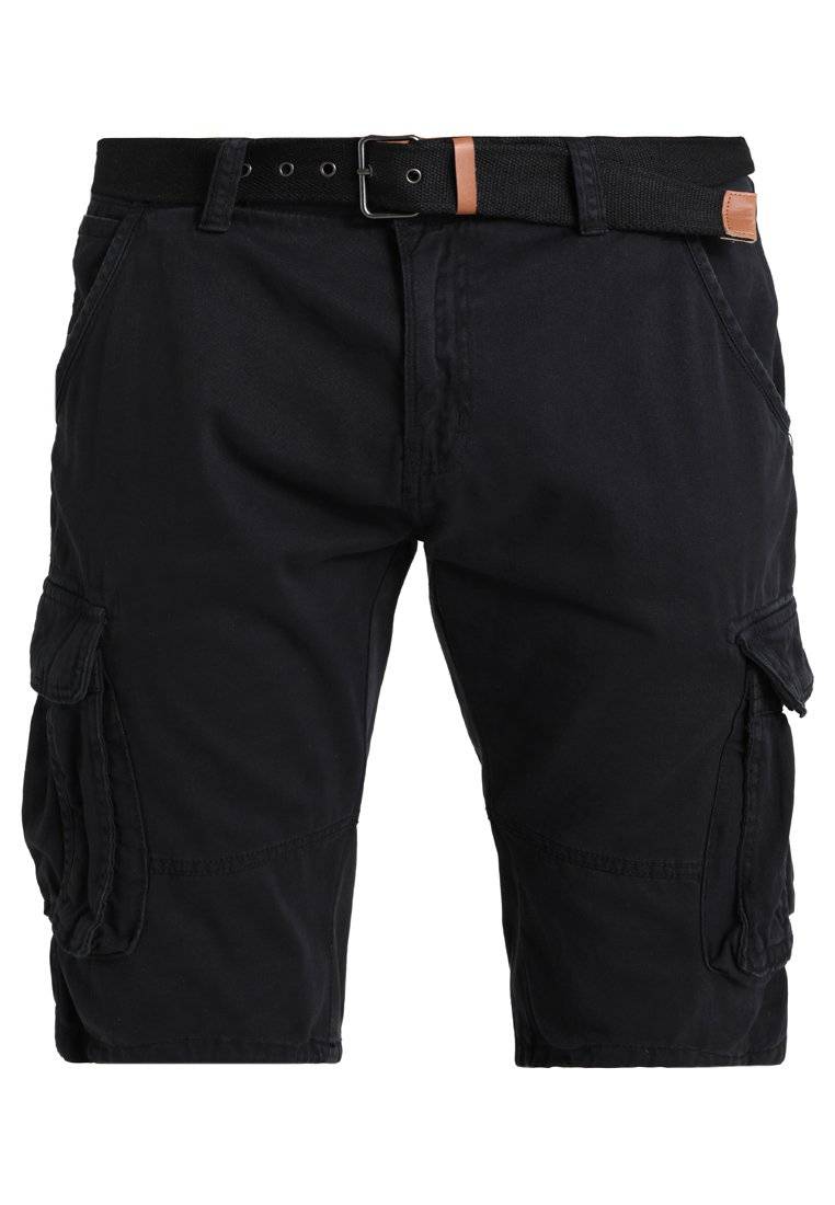 INDICODE JEANS INDICODE JEANS MONROE - Shorts - black Kostenloser Versand