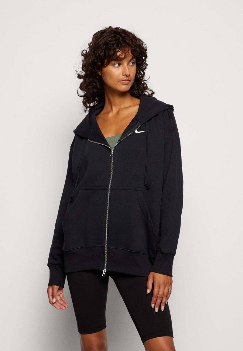 Nike Sportswear Nike Sportswear HOODIE - Zip-up sweatshirt - black