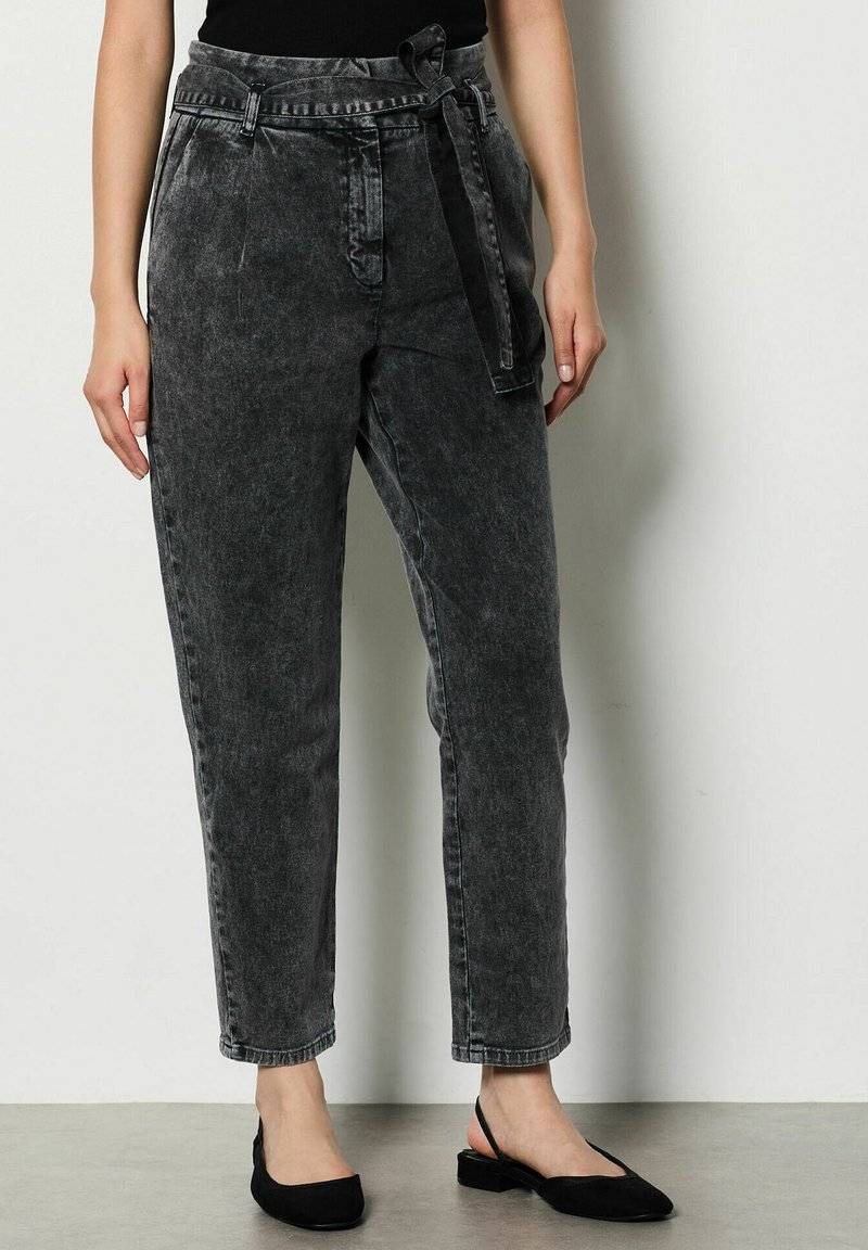 Etam Etam Jeans Tapered Fit - black denim Rabatt