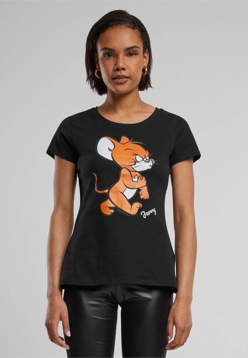 ABSOLUTE CULT ABSOLUTE CULT TOM AND JERRY ANGRY MOUSE - Print T-shirt - black Großer Ausverkauf