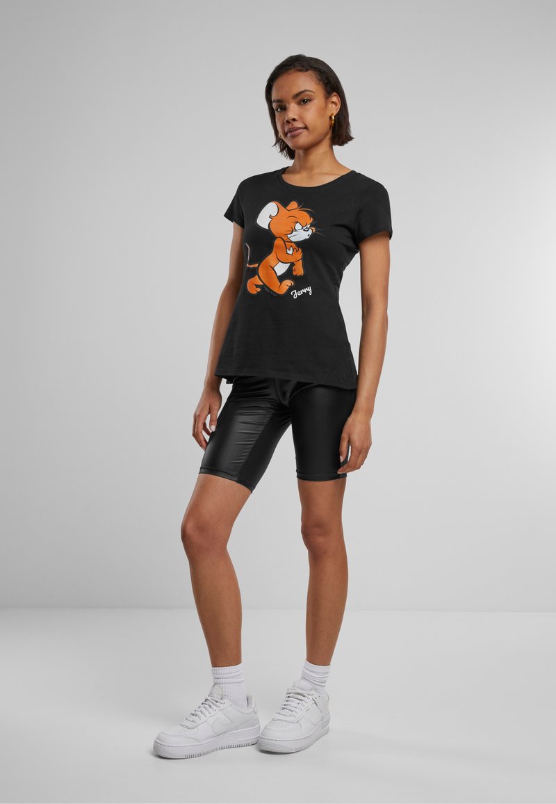 ABSOLUTE CULT ABSOLUTE CULT TOM AND JERRY ANGRY MOUSE - Print T-shirt - black Großer Ausverkauf