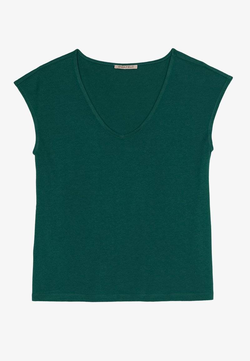Anna Field Anna Field Basic T-shirt - dark green Exklusivangebot