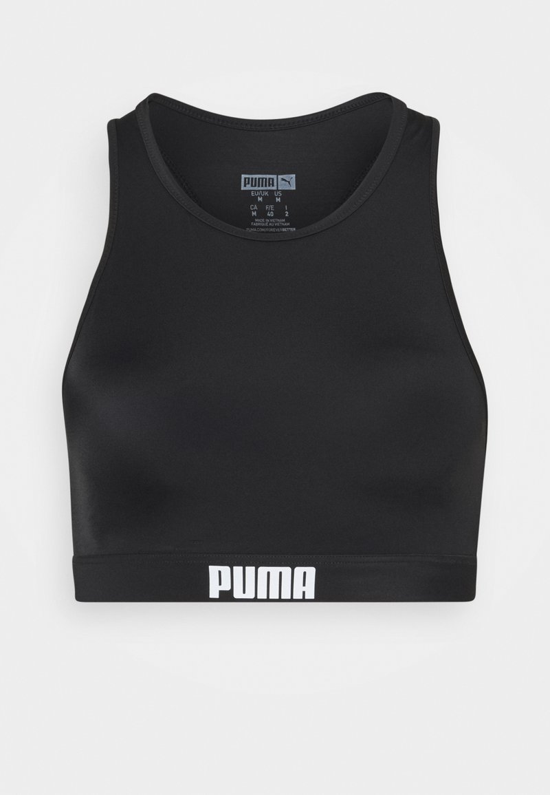 Puma Puma SWIM WOMEN RACERBACK SWIM - Bikini top - black