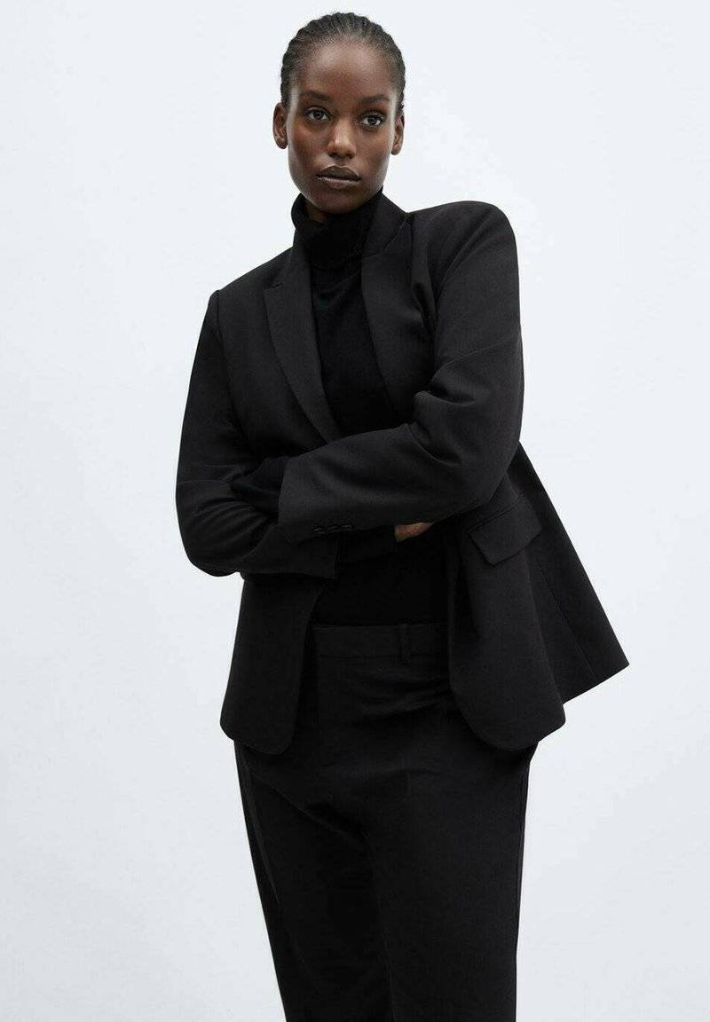 Mango Mango BOREAL - Trousers - noir Jubiläumsangebot