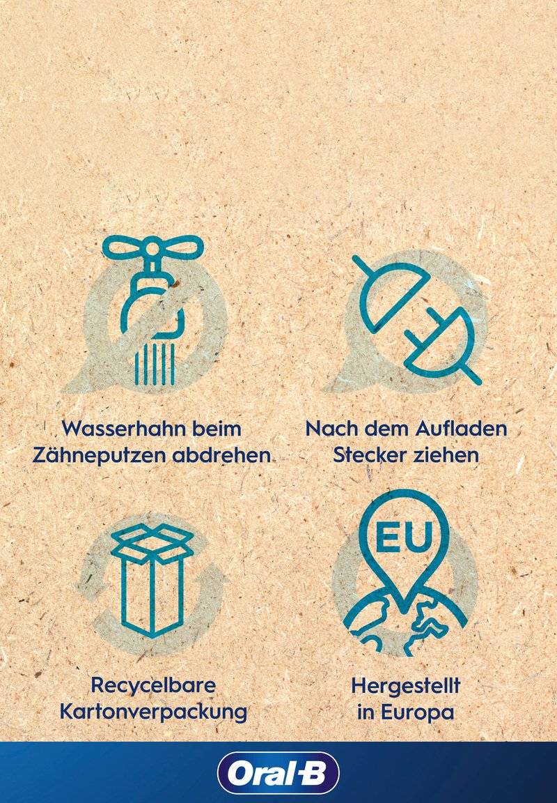 Oral-B Oral-B ORAL-B ELEKTRISCHE ZAHNBÜRSTE - PRO 3 + 2. HANDSTÜCK - BLACK/PIN - Electric toothbrush - black pink Bis zu 65% Rabatt