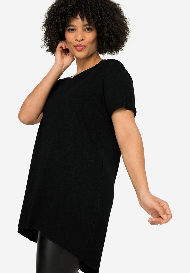 Angel of Style Angel of Style RUNDHALS GERUNDETER - Basic T-shirt - black Discount Store für neue Produkte