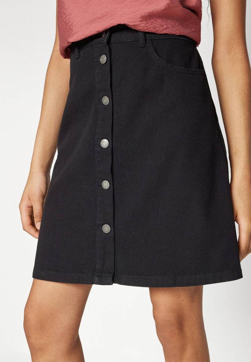 ONLY ONLY ONLFARRAH BOX - A-line skirt - black denim Super Rabatt