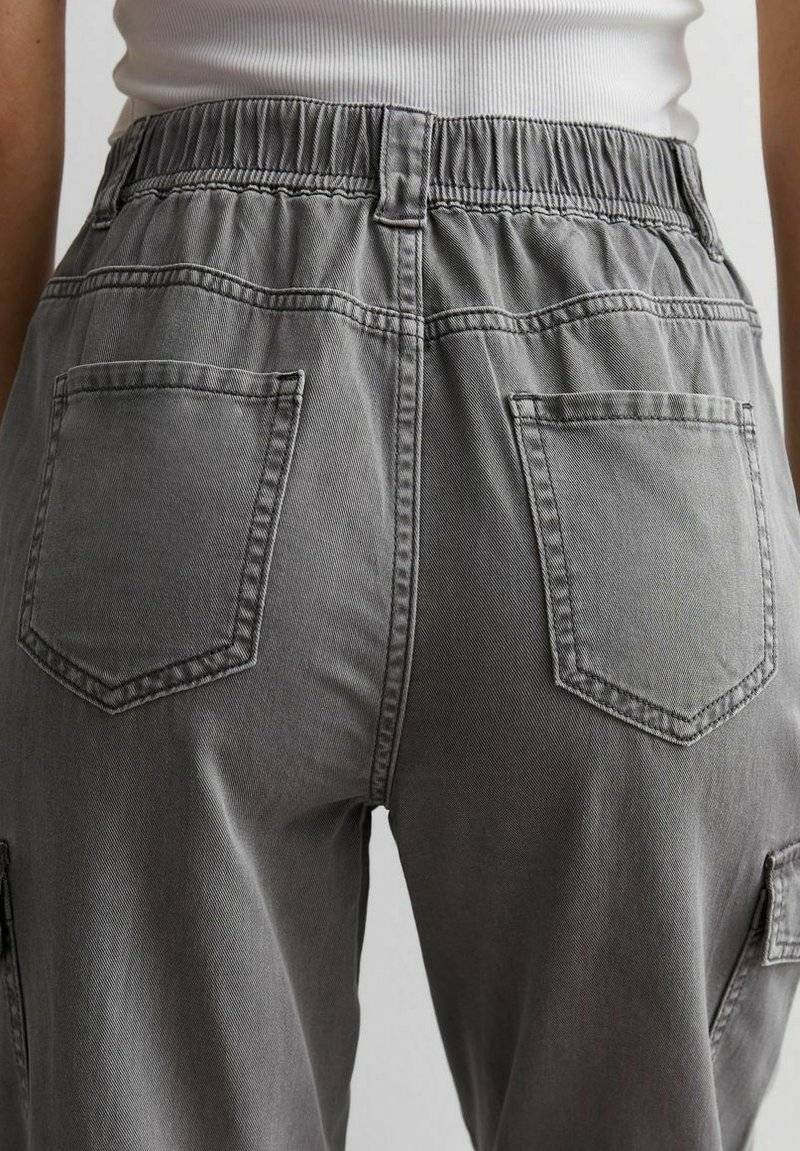 New Look New Look Cuffed Cargo - Chinos - grey Riesige Rabatte