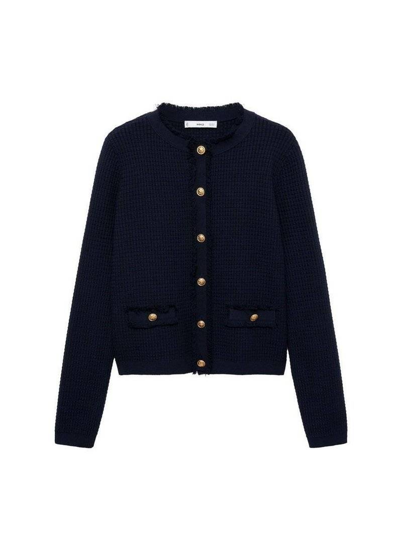 Mango Mango COCOCHA - Cardigan - dunkles marineblau Kostenloser Versand international