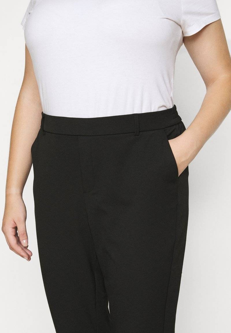 Vero Moda Curve Vero Moda Curve VMMAYA LOOSE SOLID PANT - Trousers - black Rabatte dieses Monats