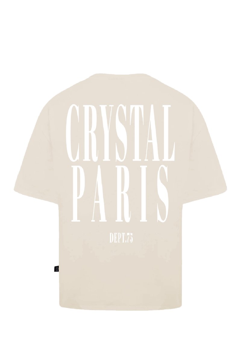 CRYSTAL PARIS CRYSTAL PARIS FACE - Print T-shirt - brown rice Outlet