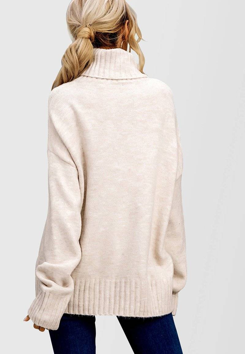 FS Collection FS Collection WITH HIGH NECK - Jumper - cream Auslauf
