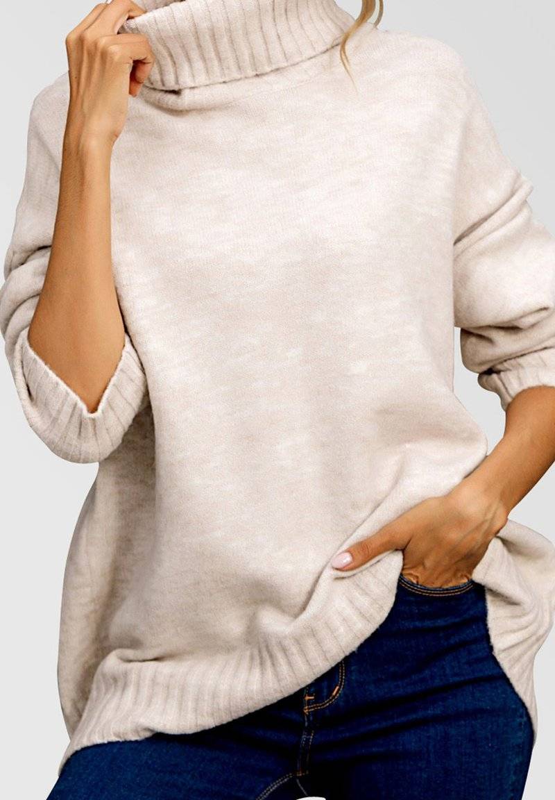 FS Collection FS Collection WITH HIGH NECK - Jumper - cream Auslauf